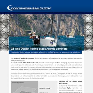 ZZ One Design Racing Black Aramid Laminate