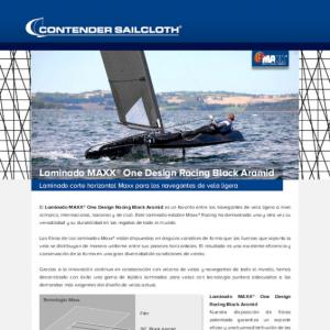 Laminado MAXX® One Design Racing Black